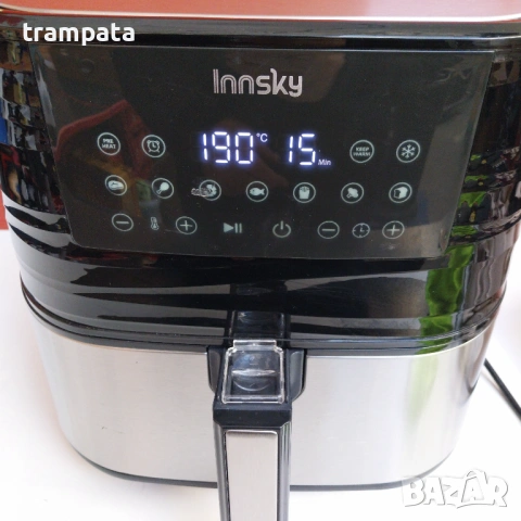 НАЙ ДОБРАТА ОФЕРТА  XXL Airfryer InnSky 5,5 литра , снимка 2 - Фритюрници - 53145713