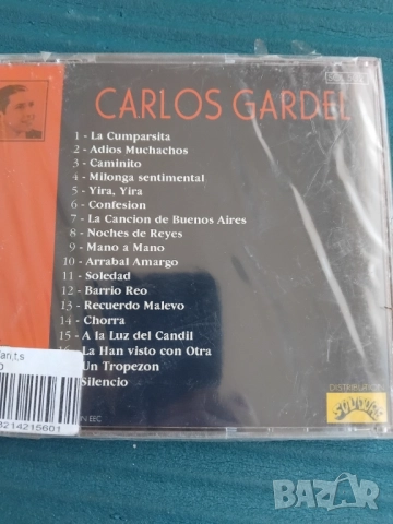 Carlos Gardel – Tangos Sung By Carlos Gardel - оригинален диск музика, снимка 2 - CD дискове - 52851619