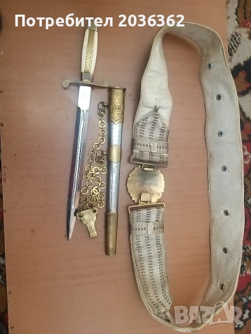 БНА,кортик офицерски обр.1951г. първа емисия., снимка 7 - Антикварни и старинни предмети - 53711019