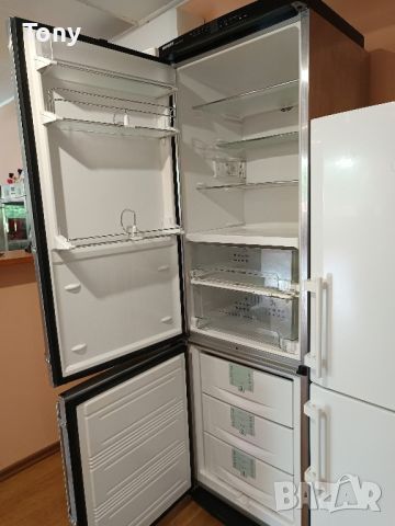 Комбиниран хладилник LIEBHERR инокс , снимка 4 - Хладилници - 45368875