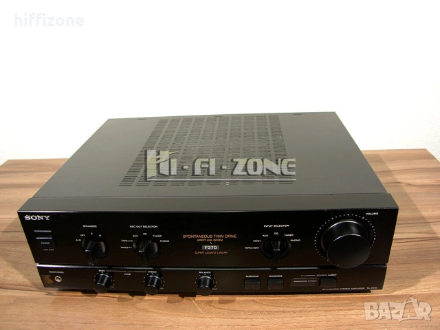 Усилвател  Sony ta-f270 /1 , снимка 3 - Ресийвъри, усилватели, смесителни пултове - 53694199