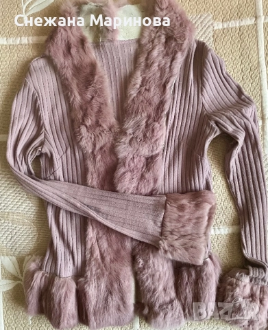 Жилетка с естествен пух, снимка 3 - Жилетки - 30522189