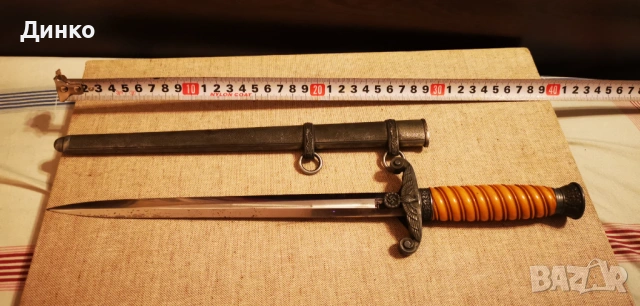 Немски офицерски кортик от ВСВ. , снимка 8 - Антикварни и старинни предмети - 54209640