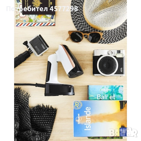 Парна ютия Rowenta 3030GLD premium gold touch, лимитирана серия, 1300 W, 16g/min, бяло/златно, снимка 4 - Ютии - 52498117