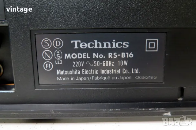 Technics RS-B16, снимка 7 - Декове - 48453800