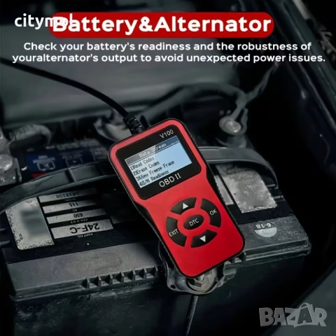 V100 OBD2 автомобилен диагностичен кодочетец, снимка 10 - Аксесоари и консумативи - 47422260