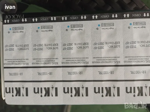 Real 90 броя  игли за татуировки.  9 различни вида , снимка 13 - Друго оборудване - 49929410