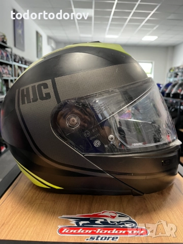 Отваряема мото каска HJC I90 ZONDA,размер L 59-60 см. вградени очила, снимка 2 - Аксесоари и консумативи - 51924112