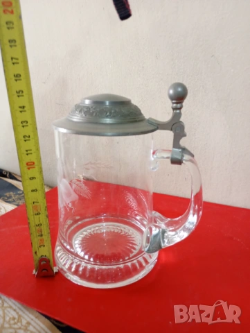 Халба за бира с капак, снимка 3 - Колекции - 53884441