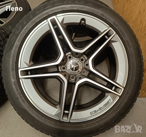 Оригинални джанти с гуми зимни 19 цола Mercedes S-klasse W223 дот 2022, снимка 2 - Гуми и джанти - 51562126
