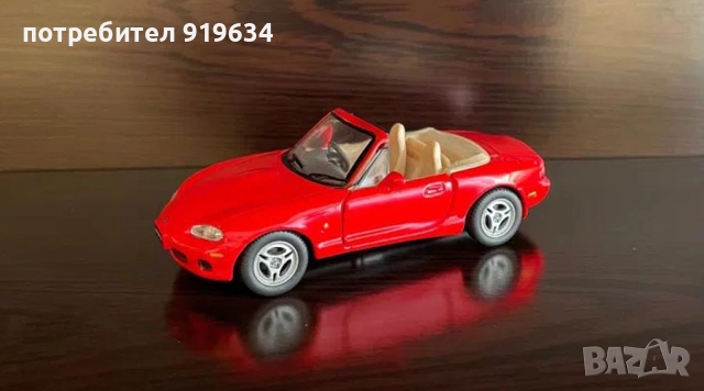 Продавам метална количка Mazda MX-5 (NB) в мащаб 1:43