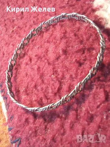 СТАРИННА АЖУРНА СРЕБЪРНА ГРИВНА МНОГО ВИСОКА ПРОБА СРЕБРО РЕТРО ПЛЕТКА РЪЧНА МАЙСТОРСКА РАБОТА 48407, снимка 14 - Антикварни и старинни предмети - 48485585