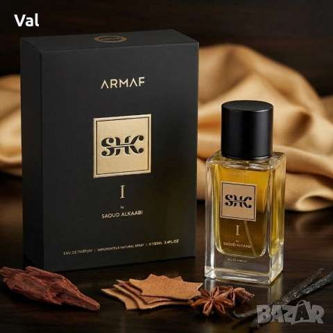 Дървесно-ориенталски мъжки парфюм ARMAF SHK By Saoud Alkaabi с бергамот, ветивер и кедър, 100 мл, снимка 8 - Мъжки парфюми - 54067074