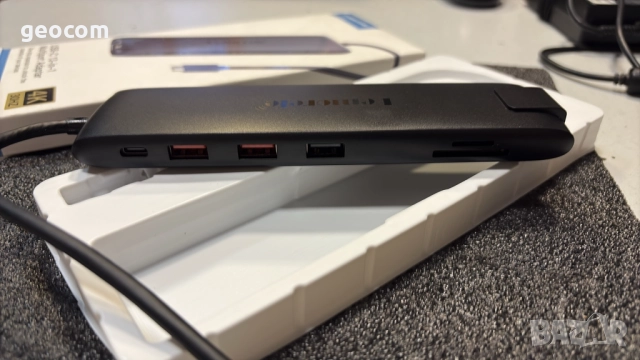 Lemorele 13in1 USB Type-C HUB (Нов.G-Lan.D-SUB,USB,SD/MMC,Type-C), снимка 6 - Друга електроника - 52531773