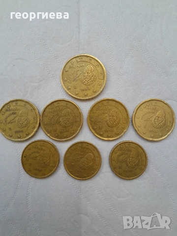 редки евро монети 1999 Испания