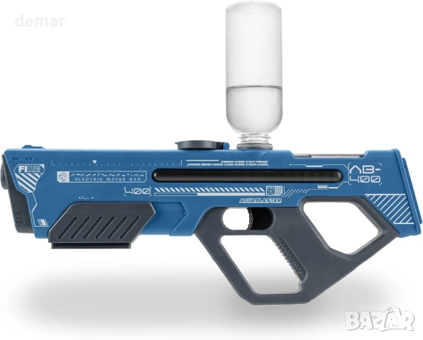 Електрически воден пистолет Aqua Blaster AB-400, акумулаторен, 600 мл