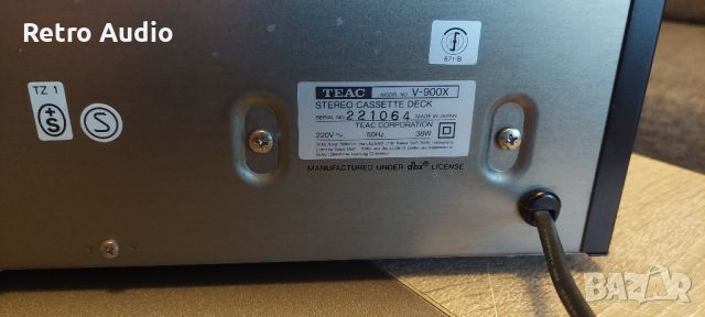 TEAC V-900X касетен дек, снимка 9 - Декове - 46329957