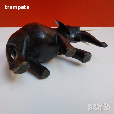 НАЙ ДОБРАТА ОФЕРТА Стара фигура на слон тъмно дърво , снимка 6 - Антикварни и старинни предмети - 53575234