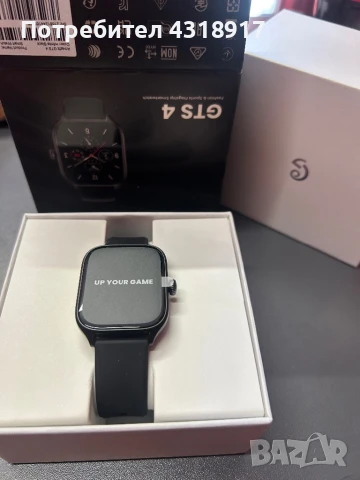 Часовник Amazfit GTS 4 Infinite Black , снимка 7 - Мъжки - 51328016