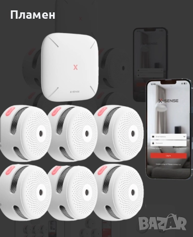 X Sense FS61 Link Plus Pro Smoke Alarm Set
