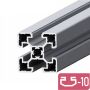 2x ОЛЕКОТЕН Конструктивен алуминиев профил 45х45 слот 10 Т-Образен, снимка 1 - Консумативи за принтери - 45436887