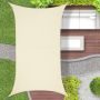 Relaxdays Правоъгълен сенник тента платнище 2x4m Водоустойчив вдлъбнат от PES плат, снимка 1