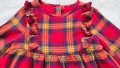 Детска карирана рокля 12-18 месеца, снимка 3