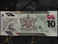 Банкнота - Тринидад и Тобаго - 10 доларa UNC | 2020г, снимка 1