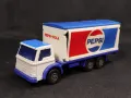 СТАРА РЕТРО МЕТАЛНА КОЛИЧКА КАМИОН FORD D SERIES PEPSI MATCHBOX KING SIZE , снимка 1