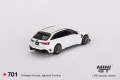 Audi ABT RS6-R Glacier White Metallic 2020 (LHD) 1:64 MINI GT, снимка 3