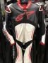 Кожен мото екип ALPINESTARS ATEM V2,1част,48-S,гърбица,слайдери, снимка 1