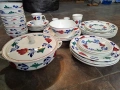 холандски сервиз за хранене Boch Borenbont и Petrus Regout & Co. Maastricht 31/3, снимка 2
