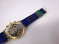 Неизползван часовник Swatch хронограф, с 22 камъка, снимка 7