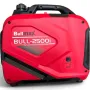 Инверторен бензинов обезшумен генератор за ток BULLMAX BULL-2500i, 2.2kW, червен, монофазен, снимка 3