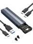 USB Външна кутия за SSD M.2 NVMe 10Gbps USB 3.1 Type-C/A + Гаранция, снимка 1