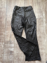Нов черен елегантен кожен кожа панталон висока талия , снимка 1