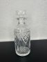 Красива колекционерска бутилка от оловен кристал. №5358, снимка 1 - Антикварни и старинни предмети - 45669351