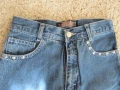 Дънки за момиче размер 29/32 с капси, снимка 3