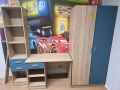 Ученическо бюро с гардероб, снимка 3