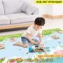 Детско килимче за пълзене и игра против плъзгане от термо пяна - КОД 3887 КРОКОДИЛ, снимка 13