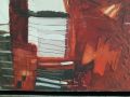 Стоил Мирчев ТОТЕМ 1996 година красива модерна картина с маслени бои, снимка 6