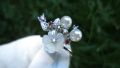 Сребърен възхитителен бутиков комплект седеф и перли, снимка 5