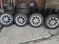 Алуминиеви оригинални джанти 17 5х112 с зимни гуми 225 60 17, снимка 2