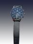 Мъжки елегантен водоустойчив часовник BASID / Цвят – черен със сребристи елементи; Подарък: гривна; , снимка 1 - Мъжки - 45796226