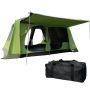 Палатка с веранда, две стаи, кука за лампа, преносима чанта за носене, снимка 7