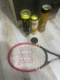 Тенис ракета и тенис артикули, снимка 1 - Тенис - 45696505