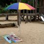 Многоцветен плажен чадър с чупещо рамо, снимка 5