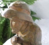 41см. стара Дървена фигура, дърворезба птица, малкия Мук, Хемингуей седнал мъж, снимка 15
