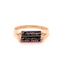 Златен дамски пръстен Cartier 2,66гр. размер:50 14кр. проба:585 модел:33618-6, снимка 1