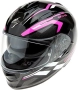 Мото Каска SCORPION EXO-491 KRIPTA Pink-Black, вградени очила, снимка 2